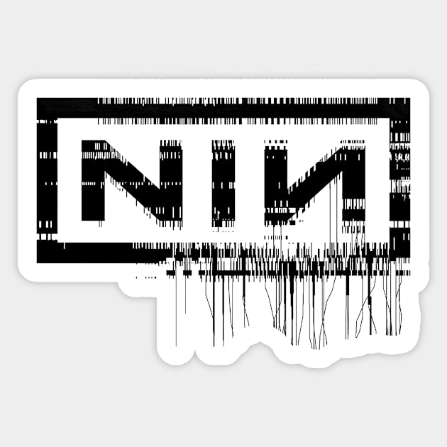 NIN Sticker by meantibrann